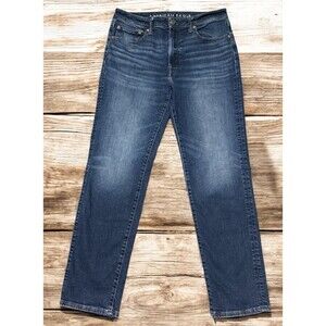 American Eagle Jeans Men’s 34x31 Airflex Blue Straight Leg Stretch Denim